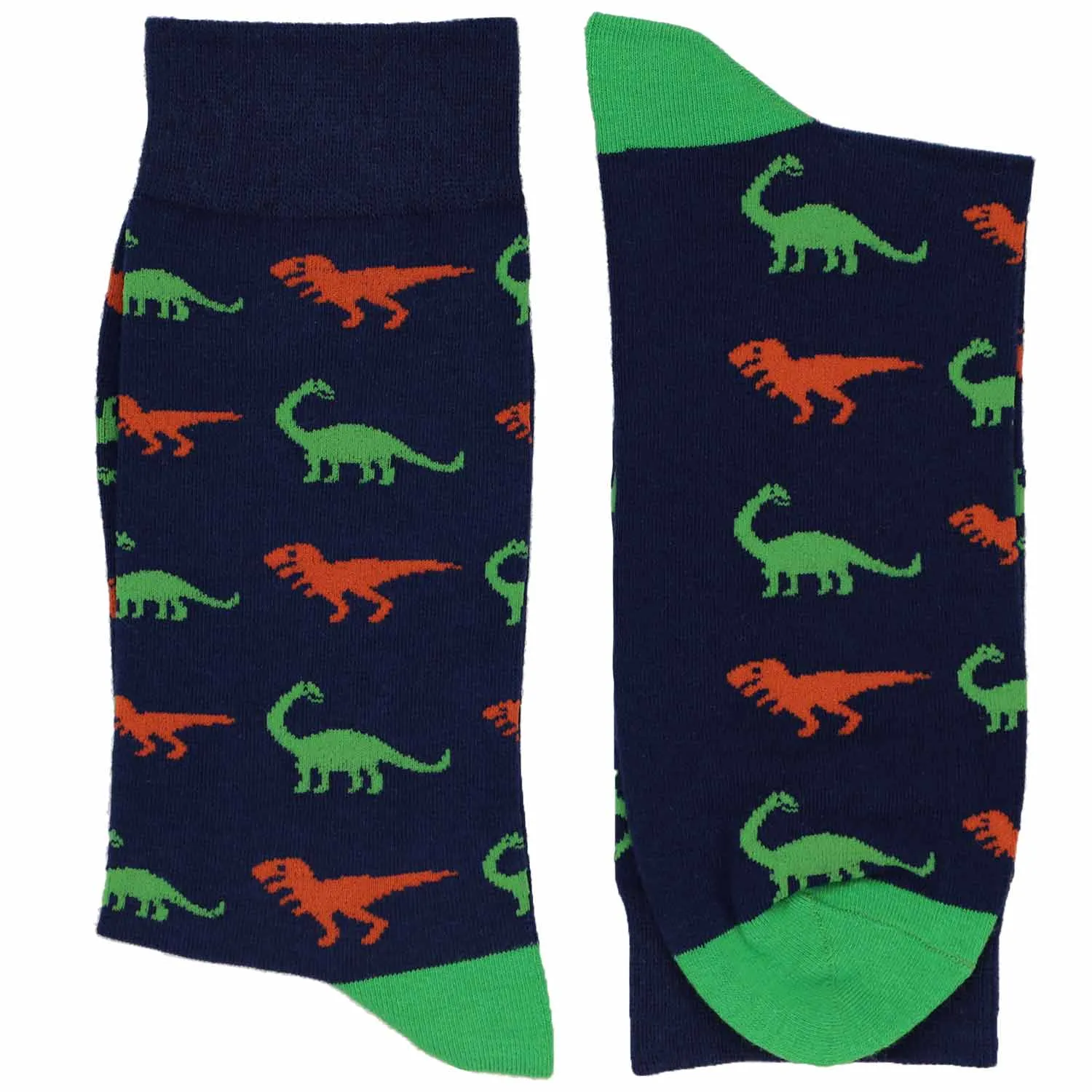 Men's Colorful Dinosaur Socks sold by TieMart product image thumbnail 2