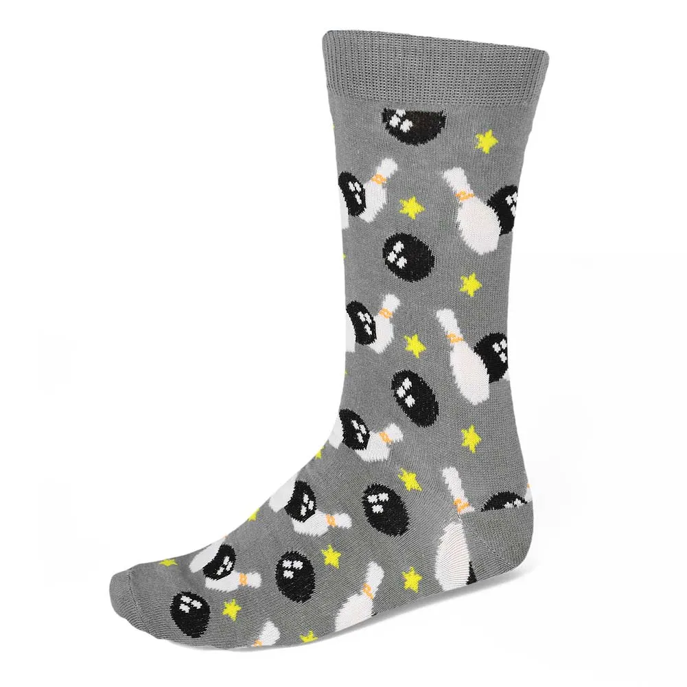 Men's Gray Bowling Socks sold by TieMart