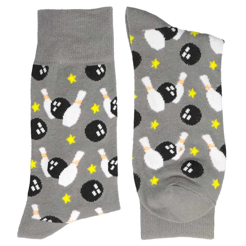 Men's Gray Bowling Socks sold by TieMart product image thumbnail 2