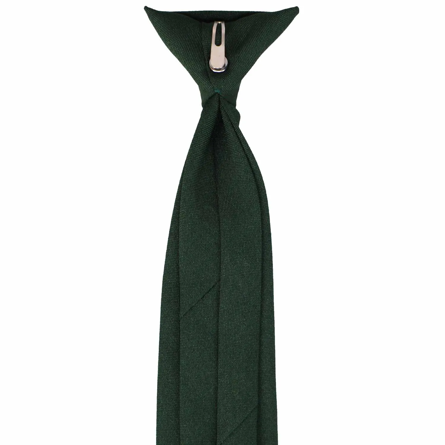 Hunter Green Clip-On Uniform Tie sold by TieMart product image thumbnail 4