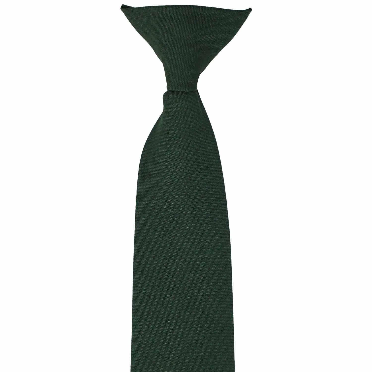 Hunter Green Clip-On Uniform Tie sold by TieMart product image thumbnail 2