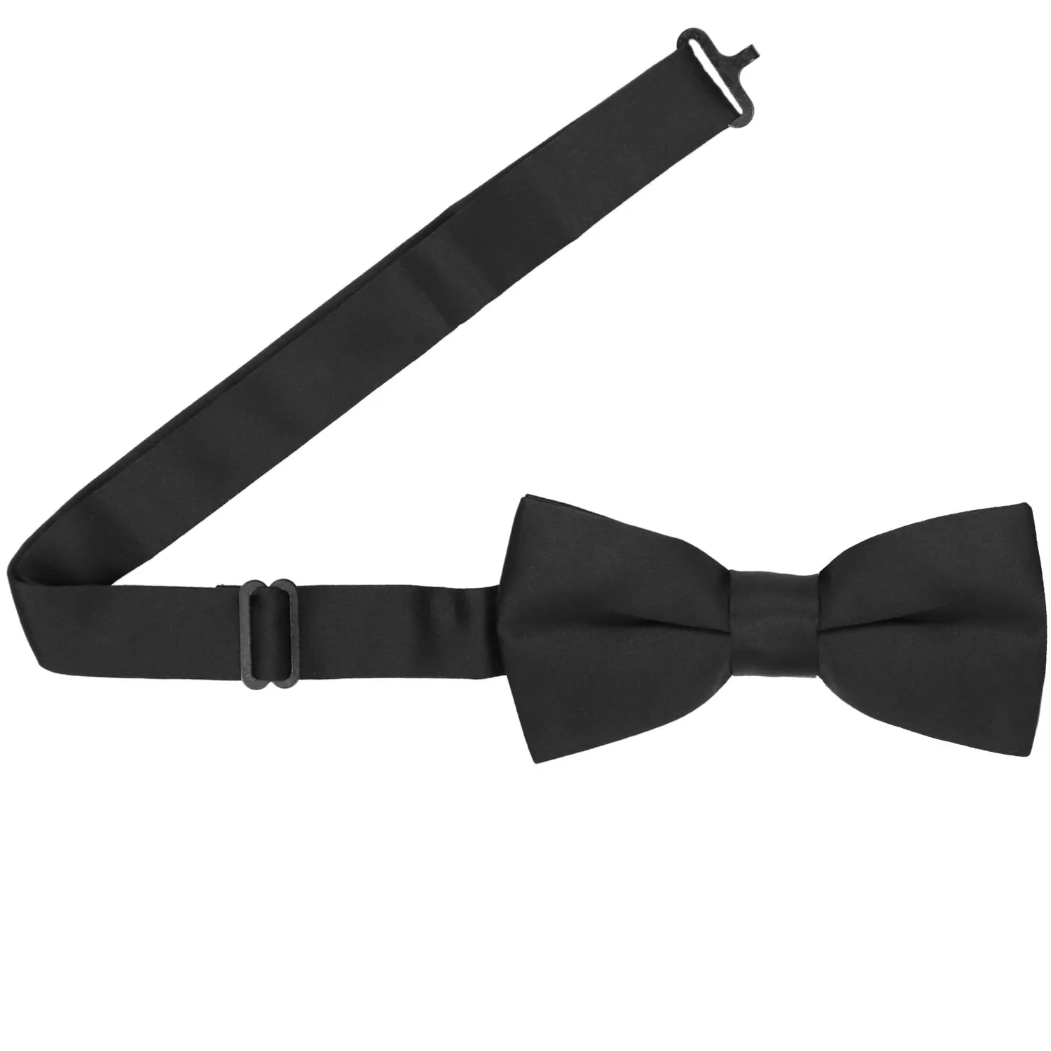 Black Band Collar Bow Tie sold by TieMart product image thumbnail 3
