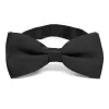 Black Band Collar Bow Tie sold by TieMart