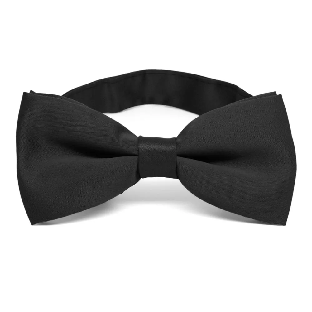 Black Band Collar Bow Tie sold by TieMart