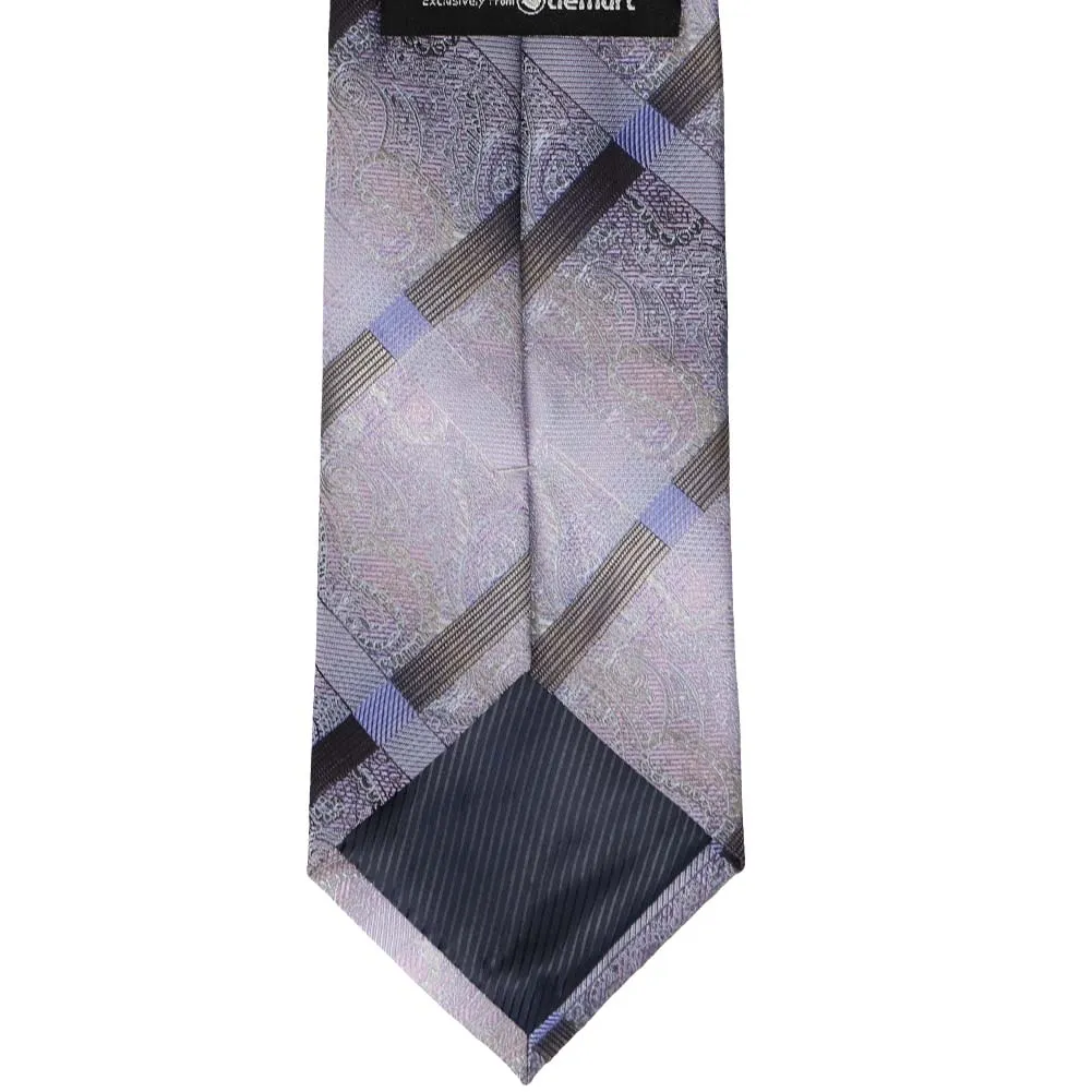Periwinkle Ferguson Paisley Necktie sold by TieMart product image thumbnail 3