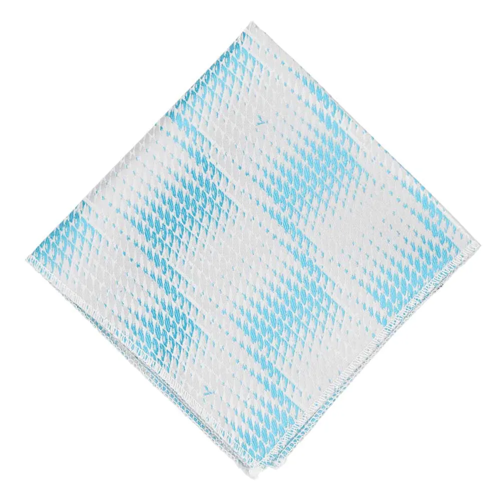 Turquoise Downey Geometric Necktie sold by TieMart product image thumbnail 5