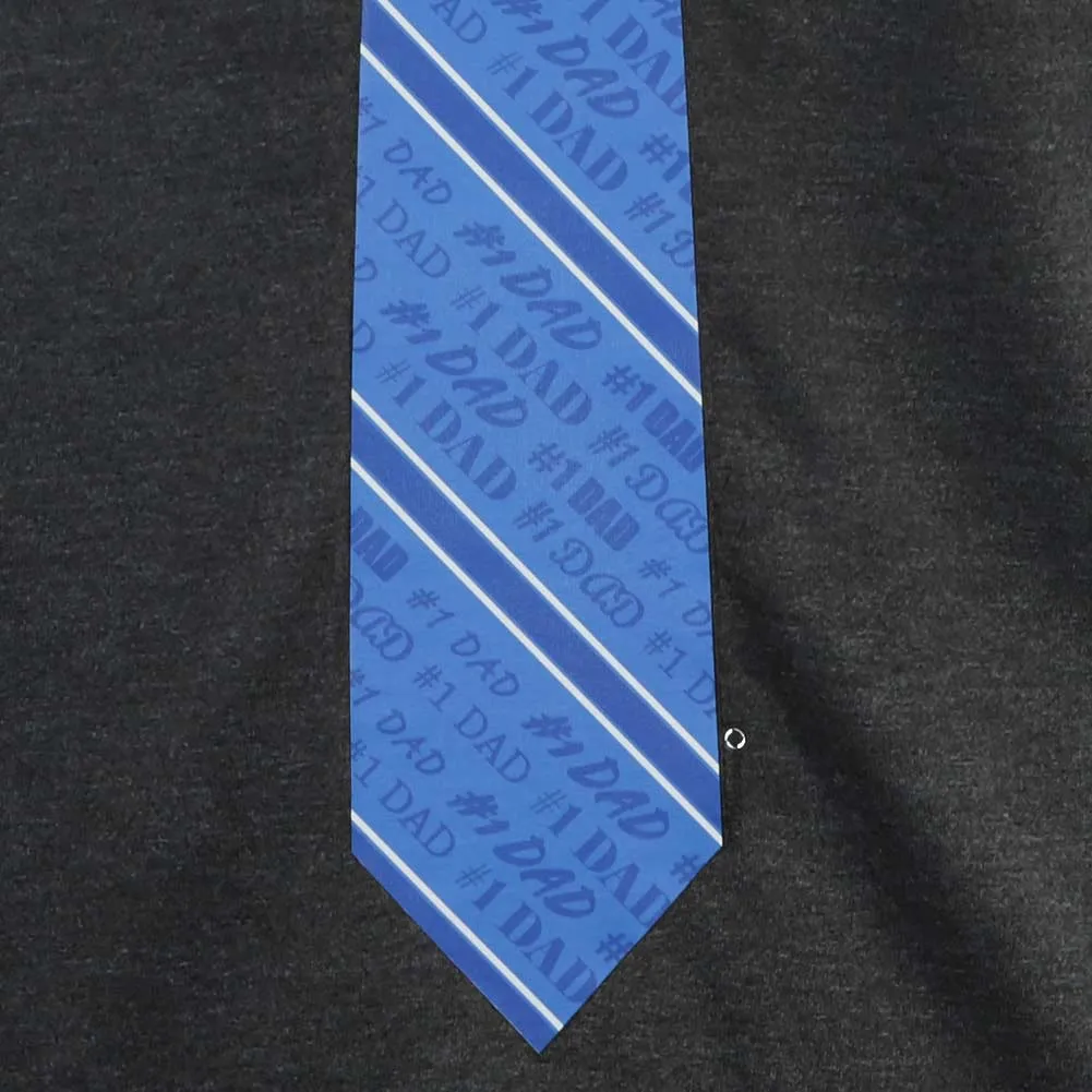Dad Striped Necktie T-Shirt sold by TieMart product image thumbnail 2