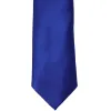 Sapphire Blue Extra Long Solid Color Necktie sold by TieMart