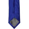 Sapphire Blue Extra Long Solid Color Necktie sold by TieMart