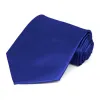 Sapphire Blue Extra Long Solid Color Necktie sold by TieMart