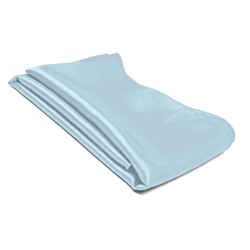 Pale Blue Solid Color Scarf sold by TieMart