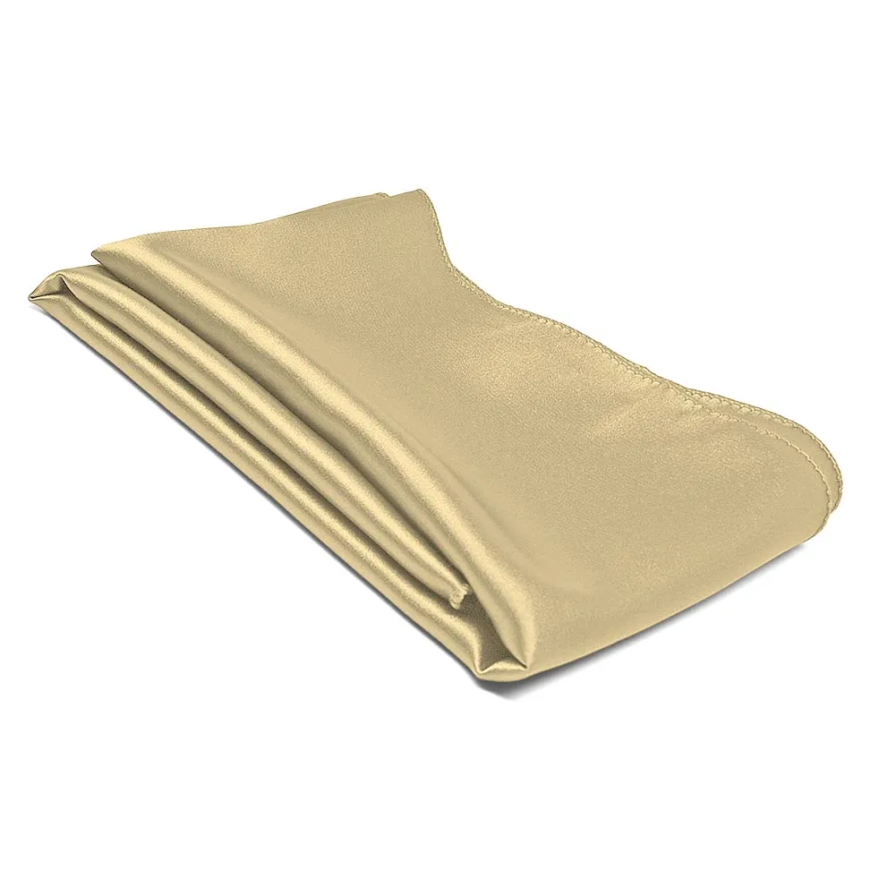 Sparkling Champagne Solid Color Scarf sold by TieMart