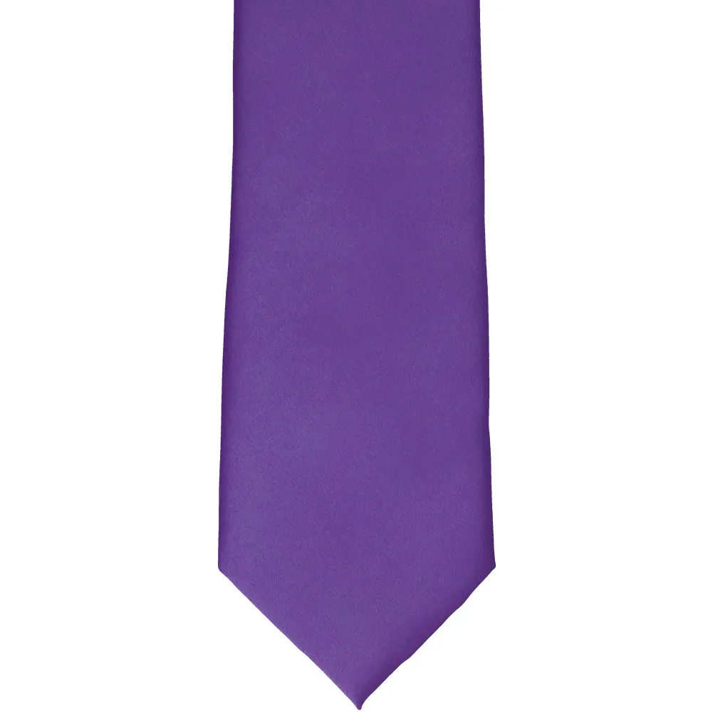 Medium Purple Staff Tie sold by TieMart product image thumbnail 2