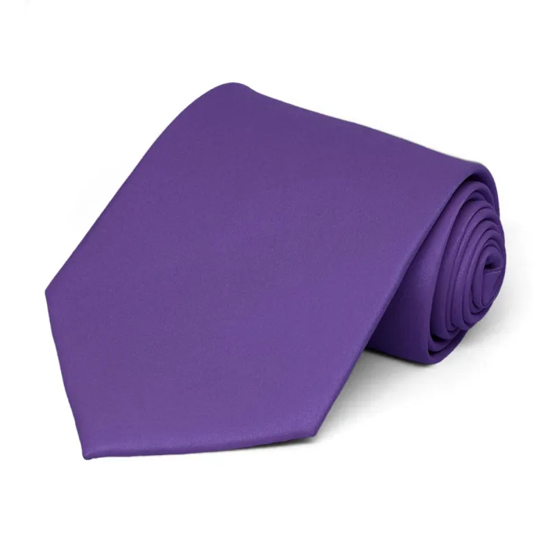 Medium Purple Staff Tie sold by TieMart