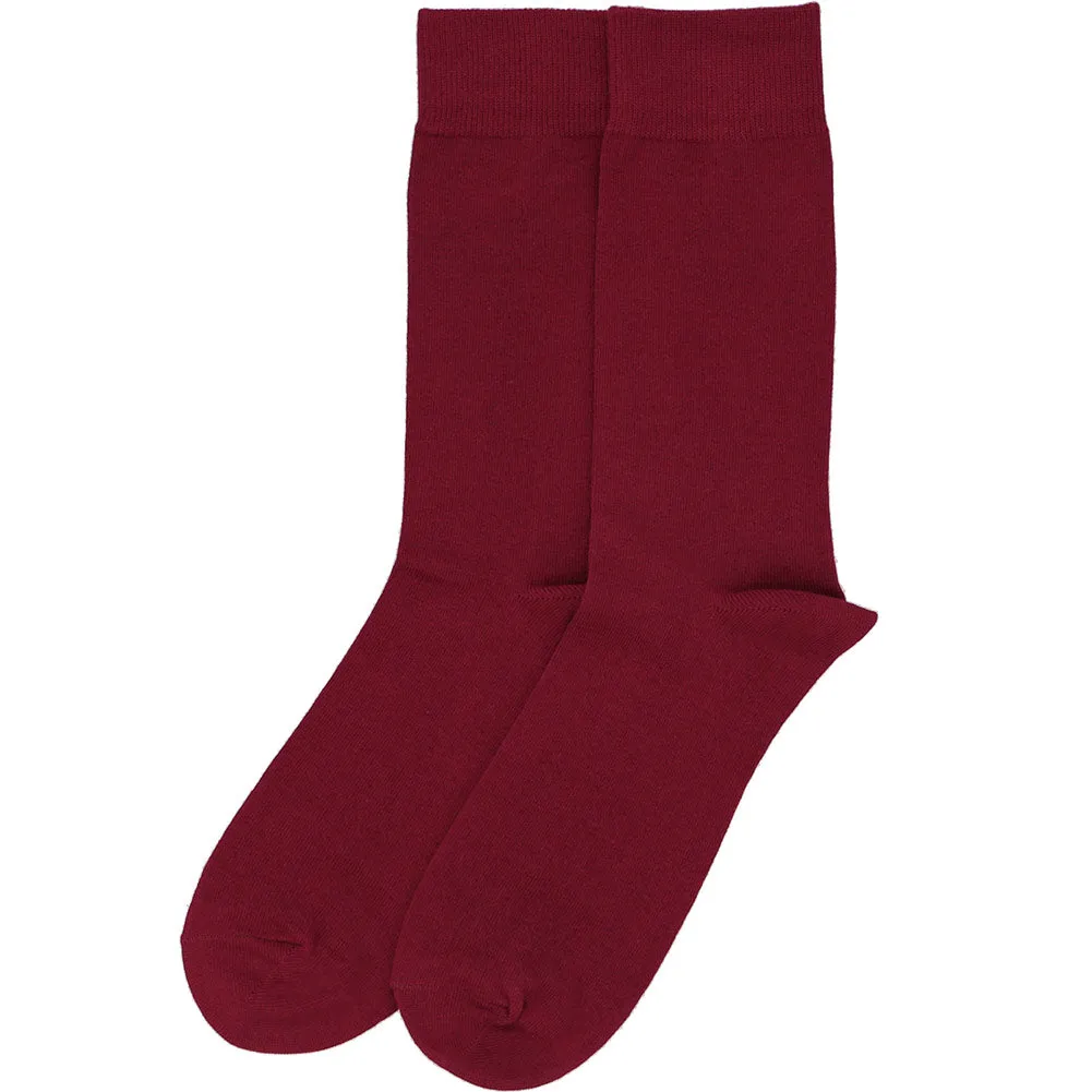 Men's Burgundy Socks sold by TieMart product image thumbnail 3