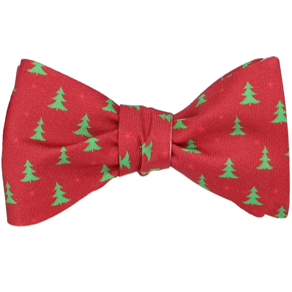 Christmas Tree Self-Tie Bow Tie sold by TieMart