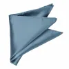 Serene Blue Premium Pocket Square sold by TieMart