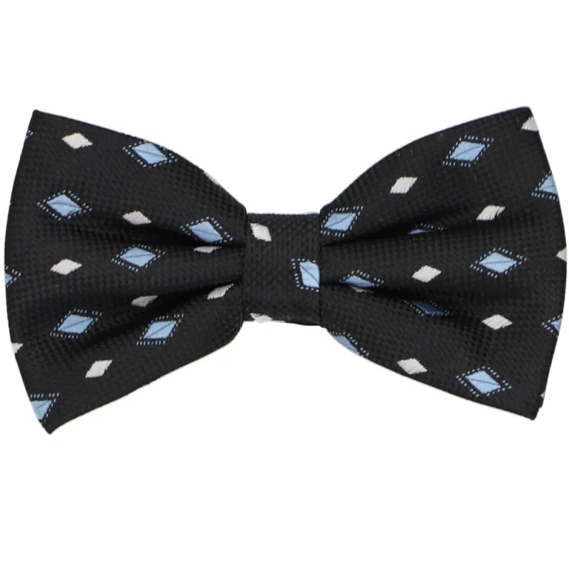 Black Fuji Geometric Bow Tie sold by TieMart