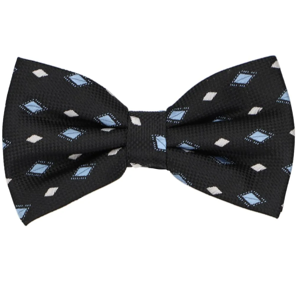 Black Fuji Geometric Bow Tie sold by TieMart
