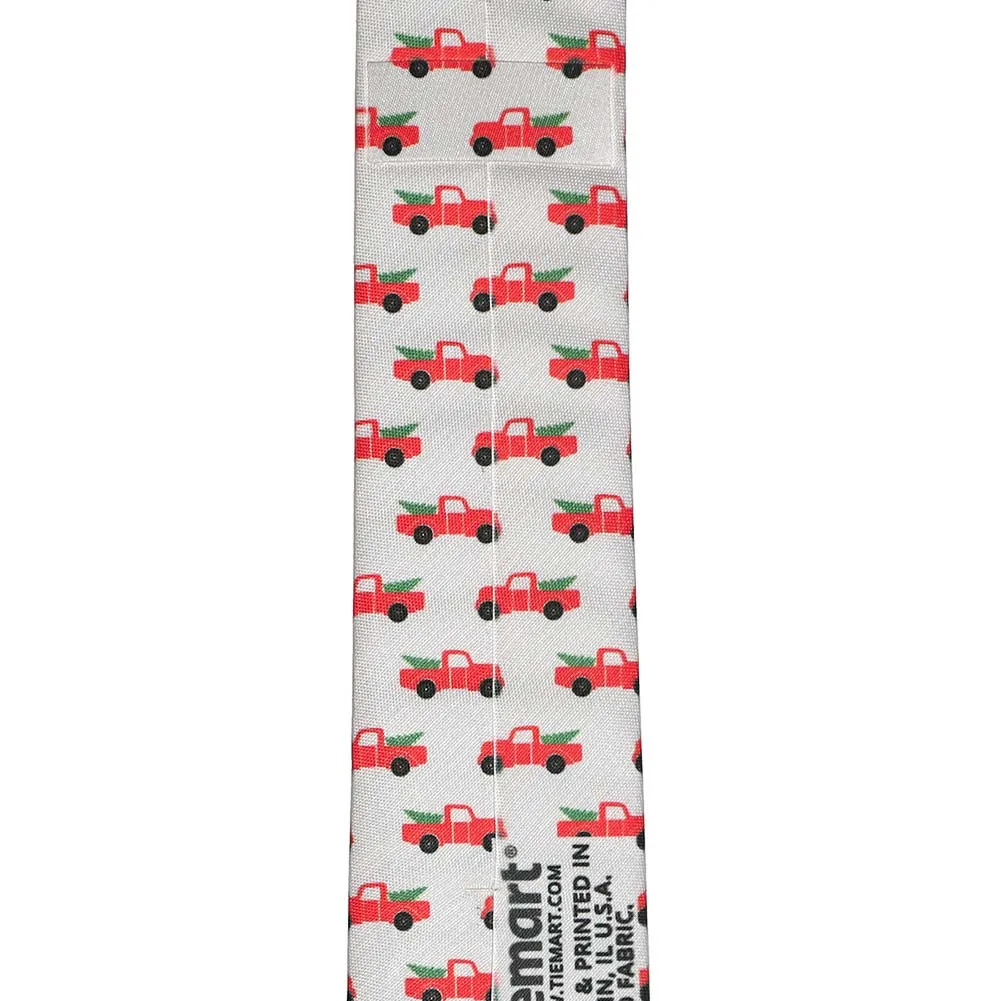 Christmas Pickup Truck Slim Necktie, 2.5" Width sold by TieMart product image thumbnail 3