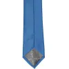 Blue Slim Solid Color Necktie, 2.5" Width sold by TieMart