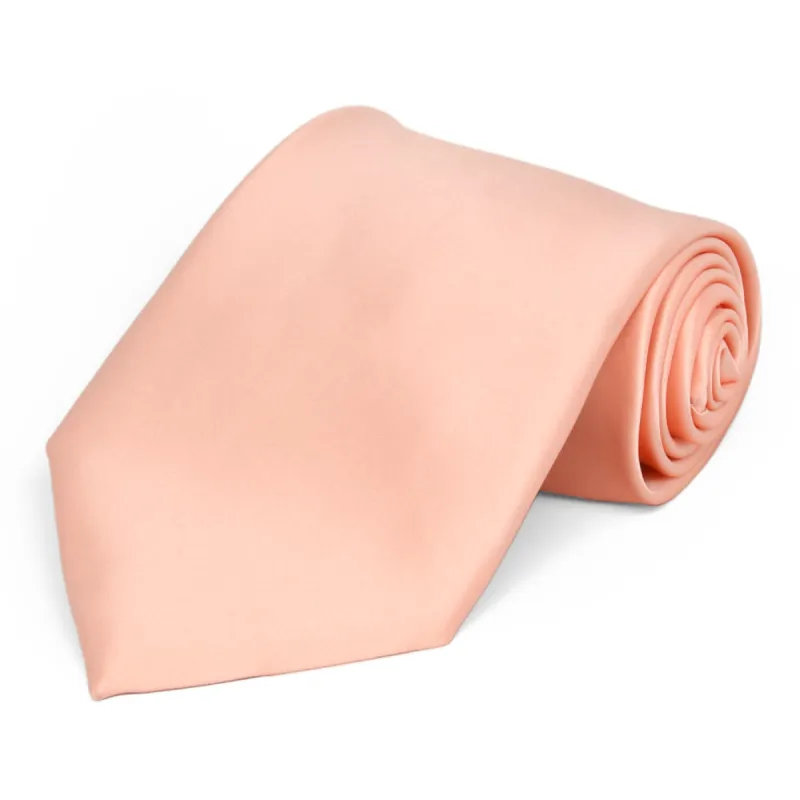 Flamingo Premium Extra Long Solid Color Necktie sold by TieMart