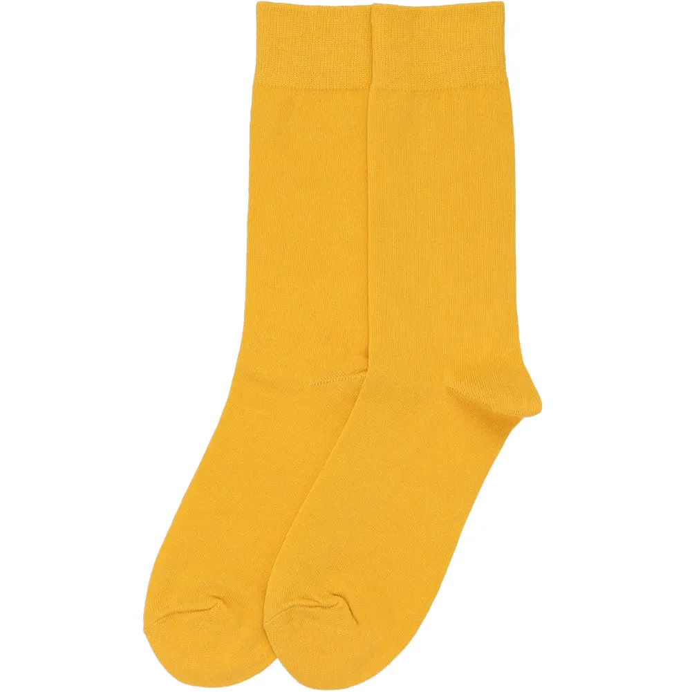 Men's Golden Yellow Socks sold by TieMart product image thumbnail 3