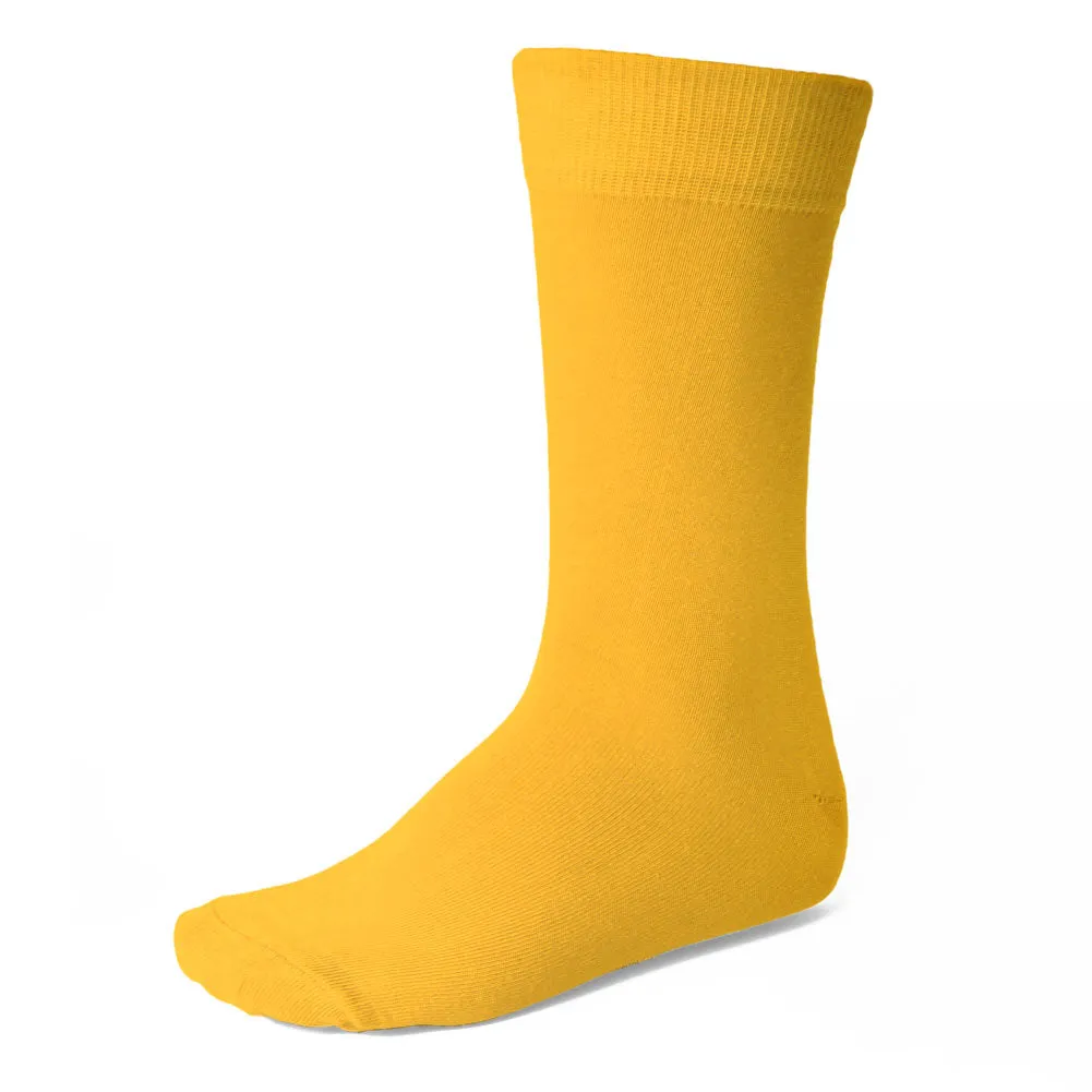 Men's Golden Yellow Socks sold by TieMart