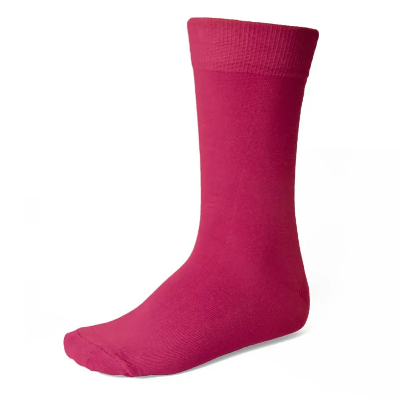 Men's Fuchsia Socks sold by TieMart