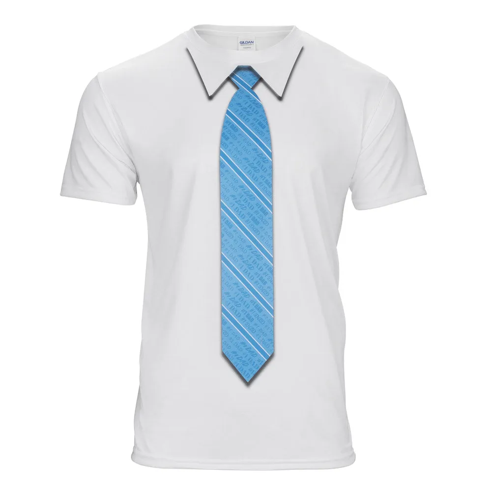 Dad Striped Necktie T-Shirt sold by TieMart