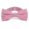 Antique Pink Band Collar Bow Tie sold by TieMart
