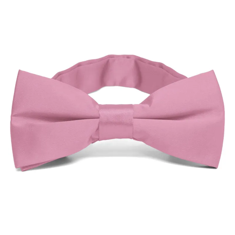Antique Pink Band Collar Bow Tie sold by TieMart