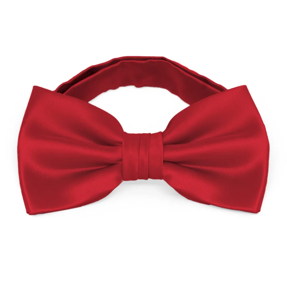 Red Premium Bow Tie sold by TieMart