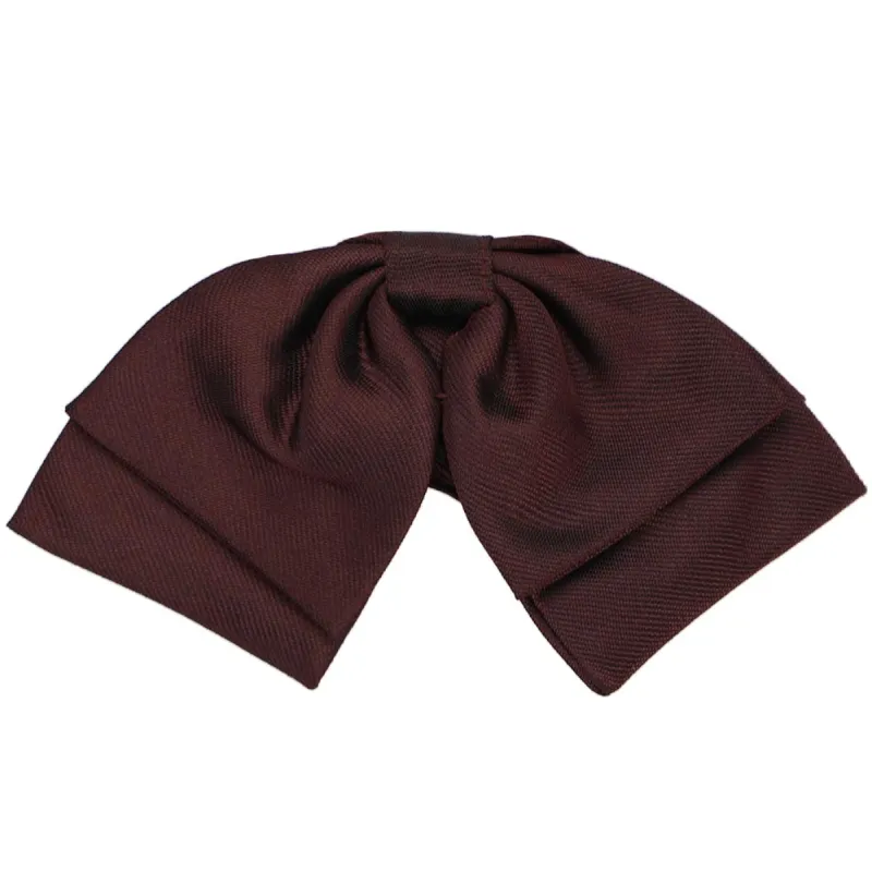 Maroon Matte Finish Floppy Bow Tie sold by TieMart