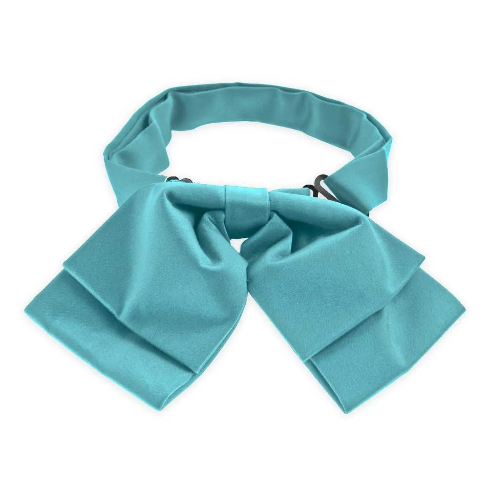 Turquoise Floppy Bow Tie sold by TieMart