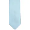 Powder Blue Solid Color Clip-On Tie sold by TieMart