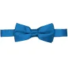 Azure Blue Band Collar Bow Tie sold by TieMart