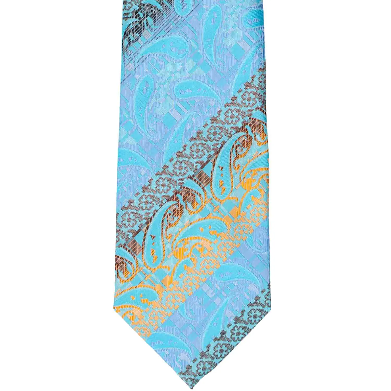 Blue Vernon Paisley Necktie sold by TieMart product image thumbnail 2