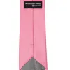 Bubblegum Pink Solid Color Necktie sold by TieMart