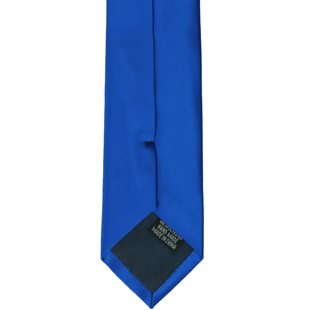Horizon Blue Premium Slim Necktie, 2.5" Width sold by TieMart product image thumbnail 4