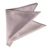 Quartz Solid Color Pocket Square sold by TieMart