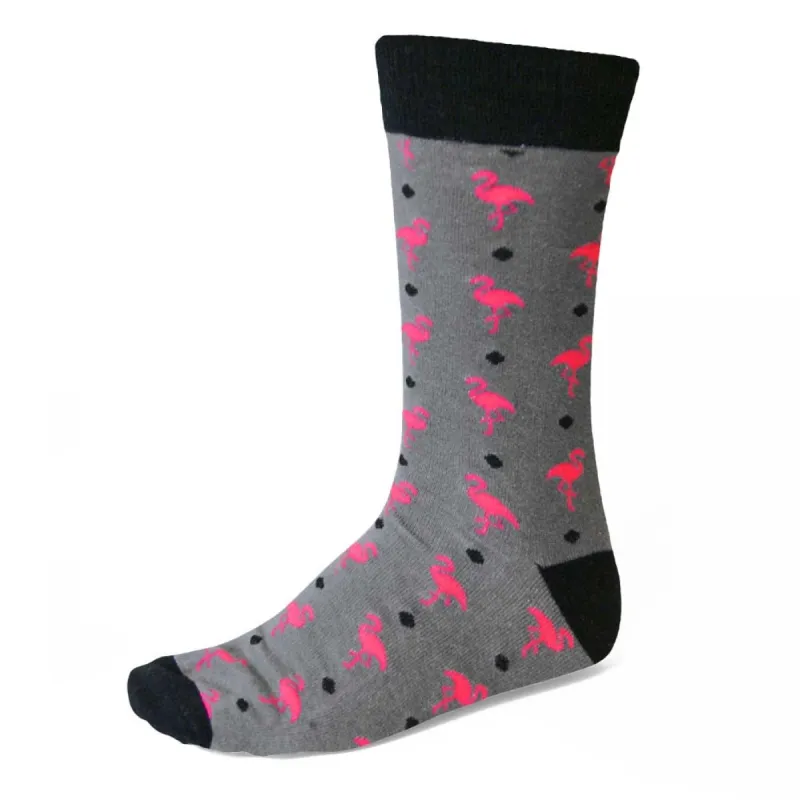 Men's Hip Flamingo Socks sold by TieMart