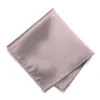 Quartz Solid Color Pocket Square sold by TieMart