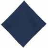 Dark Blue Matte Finish Pocket Square sold by TieMart