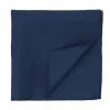 Dark Blue Matte Finish Pocket Square sold by TieMart