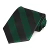 Hunter Green and Black Striped Tie sold by TieMart