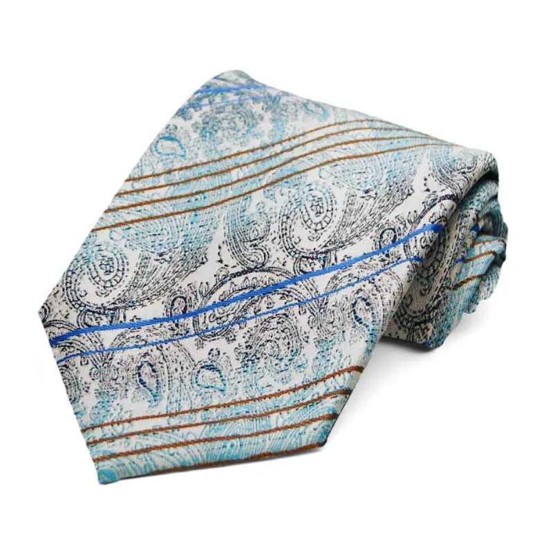 Pool Alden Paisley Necktie sold by TieMart