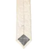 Wheat Brown Darlene Paisley Slim Necktie, 2.5" Width sold by TieMart
