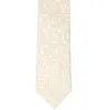 Wheat Brown Darlene Paisley Slim Necktie, 2.5" Width sold by TieMart