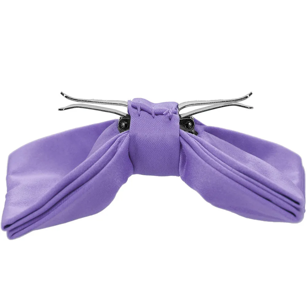 Light Purple Clip-On Bow Tie sold by TieMart product image thumbnail 2